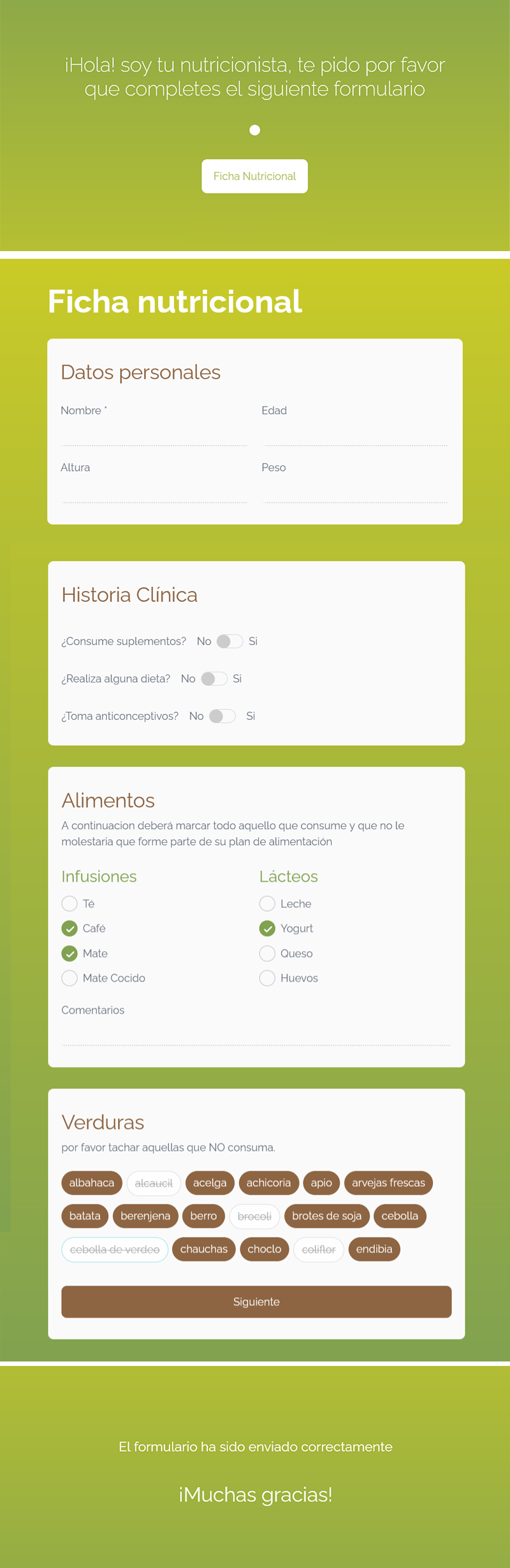 Nutrición